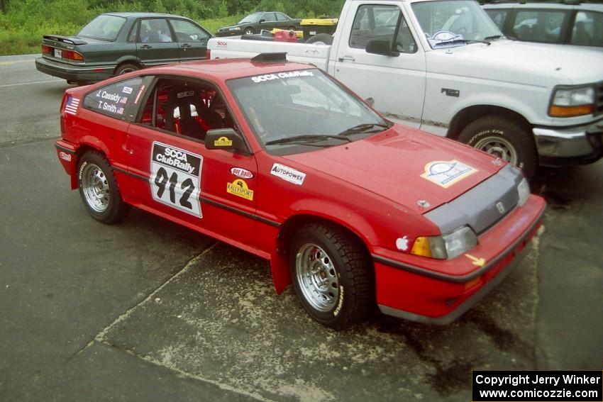 John Cassidy / Travis Smith Honda CRX was a DNS.