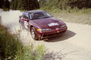 Rod Dean / Nichole Dean Plymouth Laser at speed on SS8, Parmachenee Long.