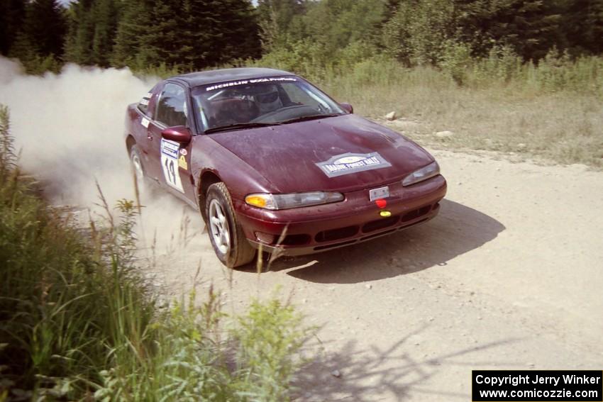 Rod Dean / Nichole Dean Plymouth Laser at speed on SS8, Parmachenee Long.