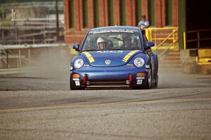 Karl Scheible / Gail McGuire VW Beetle on SS11, Rumford.