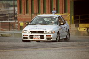 Greg Healey / John MacLeod Subaru Impreza on SS11, Rumford.