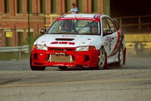 Garen Shrader / Doc Schrader Mitsubishi Lancer Evo IV on SS11, Rumford.