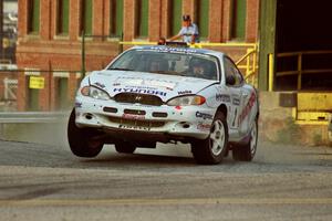 Noel Lawler / Charles Bradley Hyundai Tiburon on SS11, Rumford.