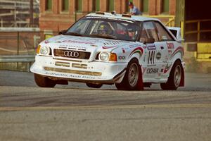 Frank Sprongl / Dan Sprongl Audi S2 Quattro on SS11, Rumford.