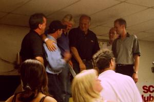 Podium (L to R): Charles Bradley, Noel Lawler, Lance Smith, Stig Blomqvist, Dan Sprongl (hidden) and Frank Sprongl