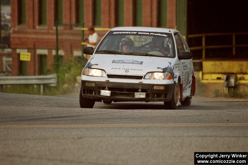 Ilana Rosenshein / Jennifer Cote Suzuki Swift GTi on SS11, Rumford.