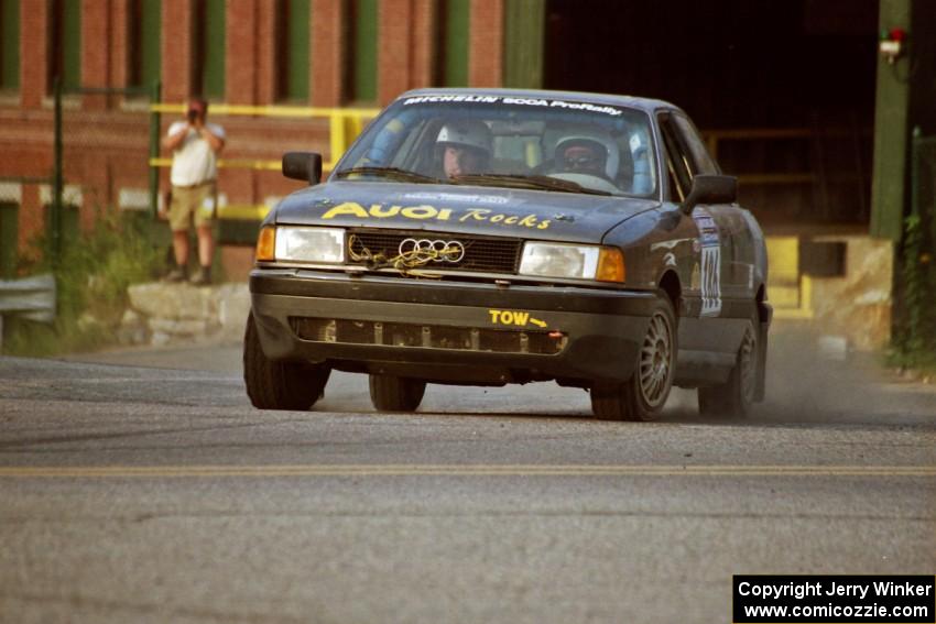 Jerry Cuffe / Barry Cuffe Audi 80 Quattro on SS11, Rumford.