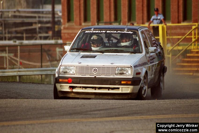 Brad Hawkins / Adrian Wintle VW Jetta on SS11, Rumford.