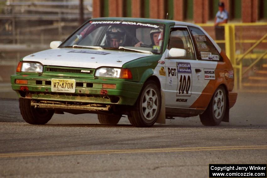 Donal Mulleady / John Reilly Mazda 323GTX on SS11, Rumford.