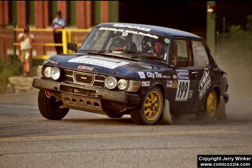 Mike White / Mike Ronan SAAB 99GLI on SS11, Rumford.