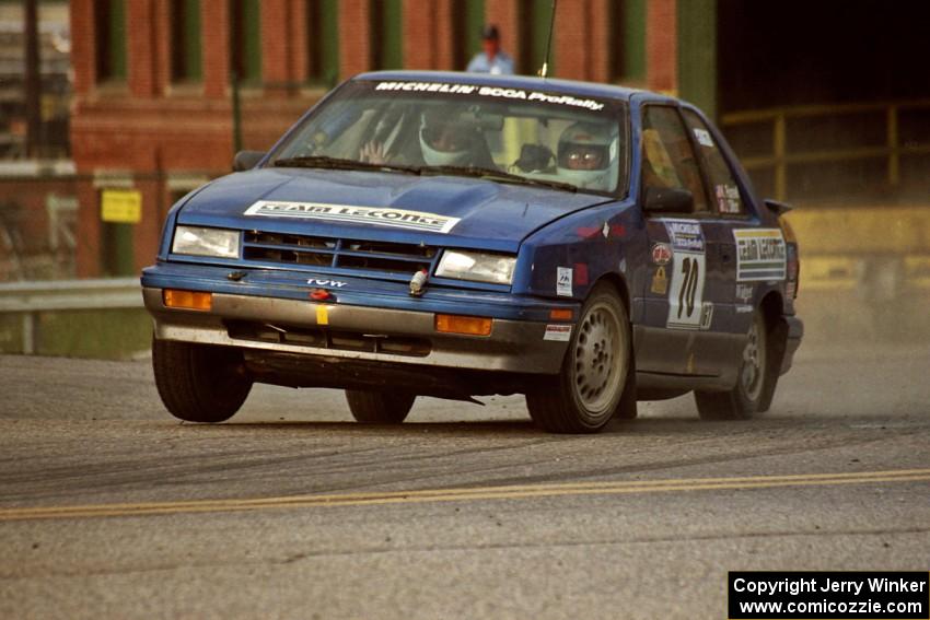 Kendall Russell / John Dillon Dodge Shadow on SS11, Rumford.