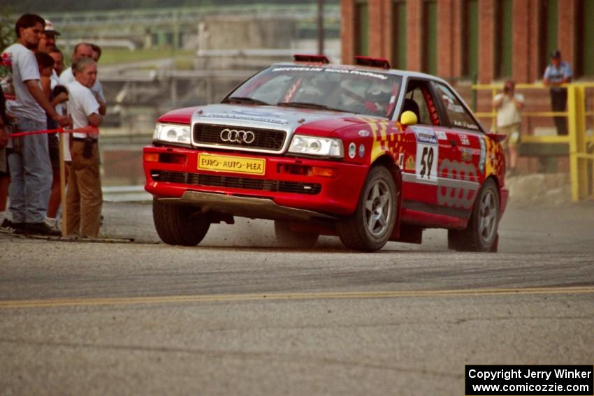 John Rek / Constantine Mantopoulos Audi S2 Quattro on SS11, Rumford.