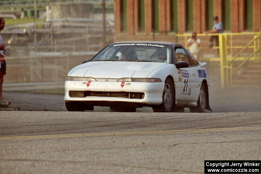 Chris Czyzio / Eric Carlson Mitsubishi Eclipse GSX on SS11, Rumford.