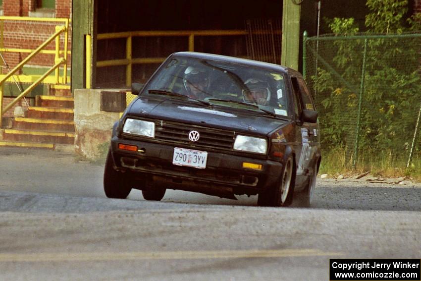 Tom Lawless / Brendan Lawless VW GTI on SS11, Rumford.