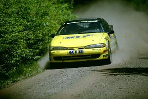 Steve Gingras / Bill Westrick Eagle Talon at speed on SS4, Cedar Run.