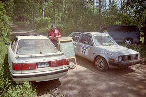 Robert Pao / Bob Barrall VW GTI at the PRIMO FTC of SS4, Cedar Run.