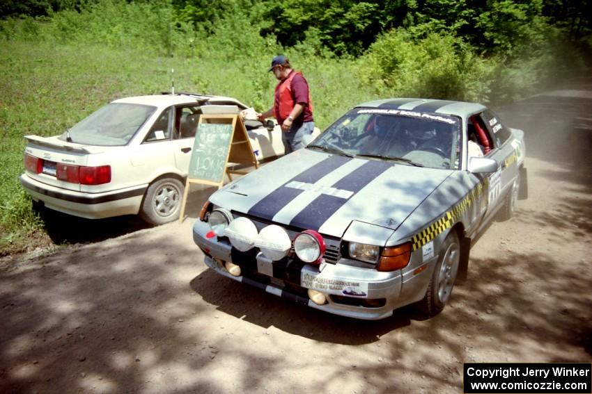 Dave Liebl / Lou Binkley, Jr. Toyota Celica All-trac at the PRIMO FTC of SS4, Cedar Run.