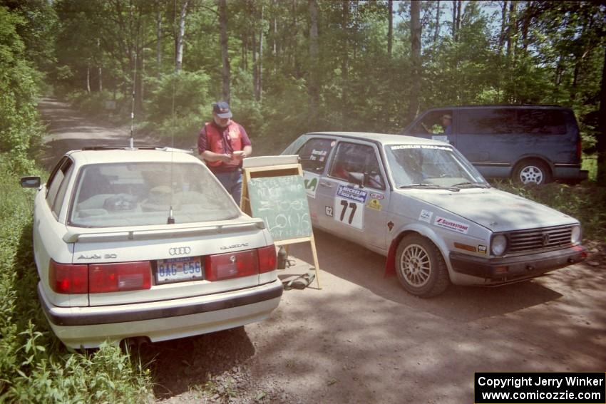 Robert Pao / Bob Barrall VW GTI at the PRIMO FTC of SS4, Cedar Run.