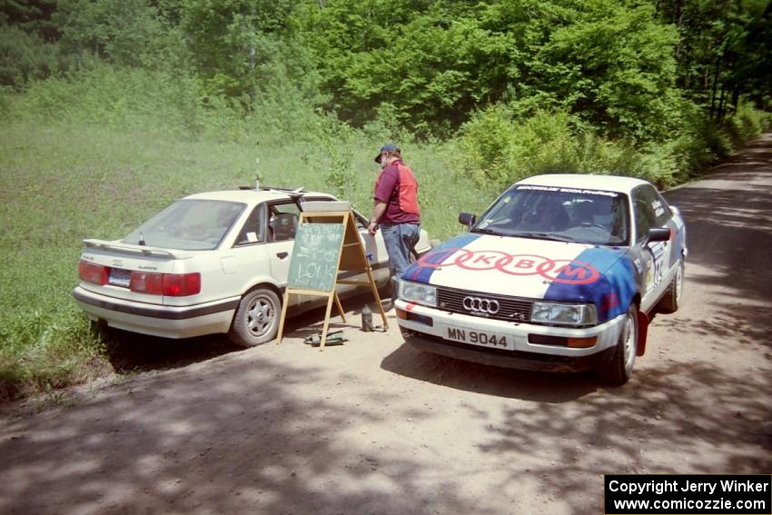 Alex Erisoty / Ben Greisler Audi 90 Quattro at the PRIMO FTC of SS4, Cedar Run.