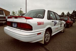 The Todd Jarvey	/ Rich Faber Mitsubishi Galant VR4 goes through the tech line.