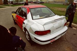 Janusz Jastrzebski / ??? Subaru Impreza made its debut at the rally.