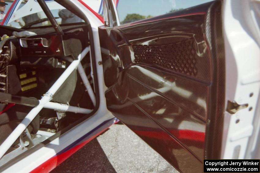 Interior of the Ford Focus WRC.