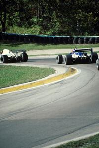 Mark Smith's and Vinicio Salmi's March 86A/Buicks at turn 6