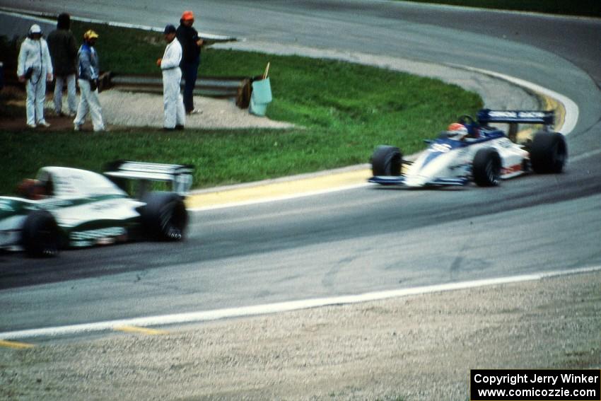 Mark Smith's and Vinicio Salmi's March 86A/Buicks at turn 12
