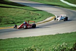 Claude Bourbonnais' Reynard 90H and J.O. Cunningham's Swift DB-4