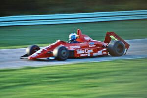 Claude Bourbonnais' Reynard 90H. He drove several laps with the wing broken before getting black-flagged.