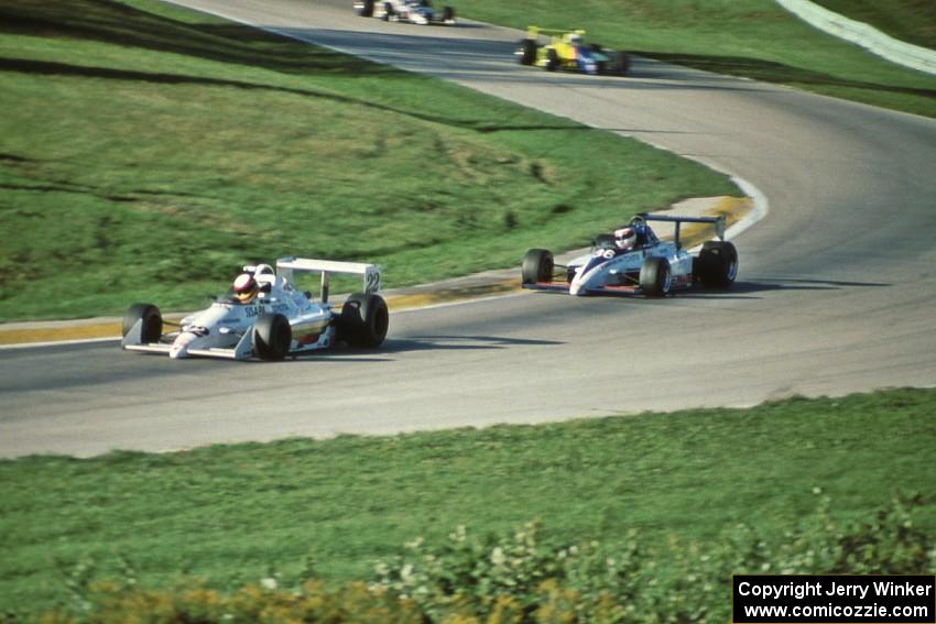 Brian Till's Swift DB-4, Jimmy Vasser's Swift DB-4, R.K. Smith's Swift DB-4 and Jovy Marcelo's Swift DB-4