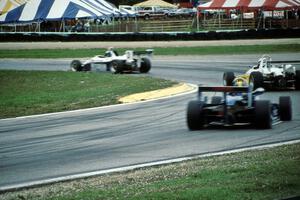 Stuart Crow holds off Chris Smith and Kim Campbell, all in Ralt RT-5s
