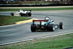 Byron Payne's Ralt RT-5 holds off Charles Nearburg's Ralt RT-5 at turn 5