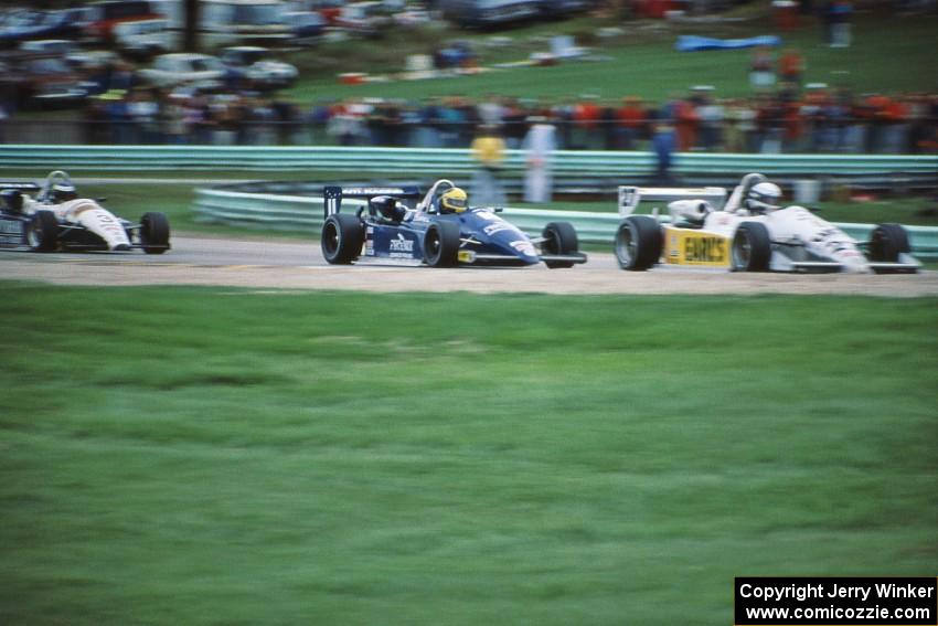 Chris Smith leads Kim Campbell and Stuart Crow, all in Ralt RT-5s