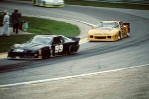 Mark Pielsticker's Chevy Camaro, Mike Kovacs' Chevy Camaro and John Brumder's Olds Cutlass Supreme