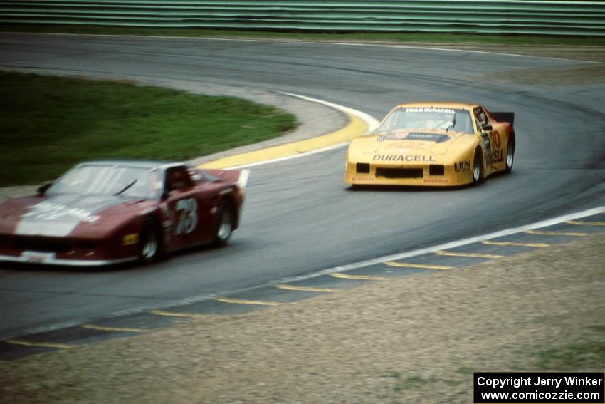 H. Brech Kauffman's Chevy Camaro ahead of Mike Kovacs' Chevy Camaro