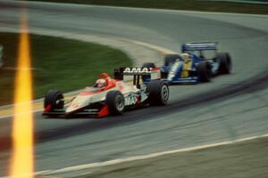Tony Bettenhausen, Jr.'s Penske PC-19/Chevy and Hiro Matsushita's Lola T-91/00/Cosworth DFS