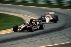 Mike Groff's Lola T-91/00/Chevy and Michael Andretti's Lola T-91/00/Chevy