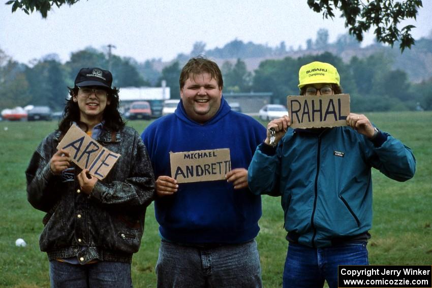 Glen Hirabayashi, Norm Johnson and Mike Winker show their picks to win after the race.