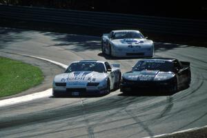 Bob Sobey's Chevy Camaro, Paul Gentilozzi's Olds Cutlass Supreme and Scott Lagasse's Pontiac Firebird GTA