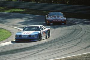 Glen Fox's Ford Mustang and Gary Fautch's Chevy Camaro