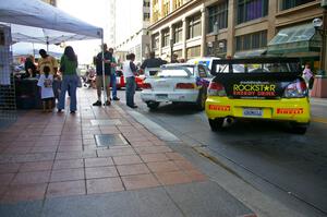 View from the sidewalk in front of the IDS Tower.