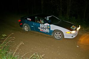 Adam Markut / Chris Gordon at speed on SS5 in their Eagle Talon.