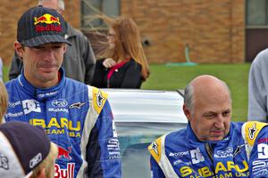 Travis Pastrana and Derek Ringer at parc expose.