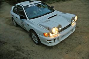 Bob Olson / Conrad Ketelsen drift their Subaru Impreza 2.5 RS through a right-hander on SS15.