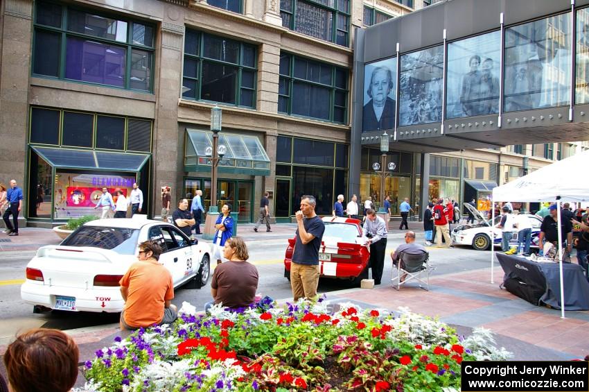 View exiting the IDS Tower toward the Nicollet Mall.