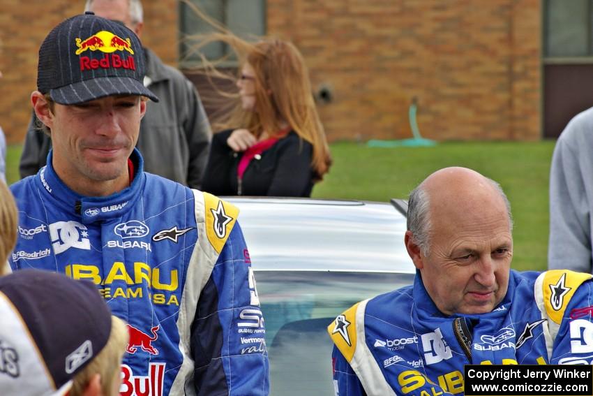 Travis Pastrana and Derek Ringer at parc expose.