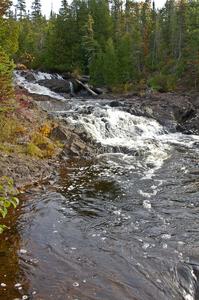 Lower Montreal River Falls flows directly into Lake Superior.(1)
