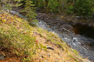 Rapids just above Lower Montreal River Falls.