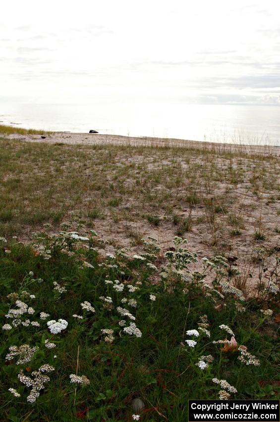 Shoreline of Lake Superior on a cold mid-October morning just outside of Betsy, MI.